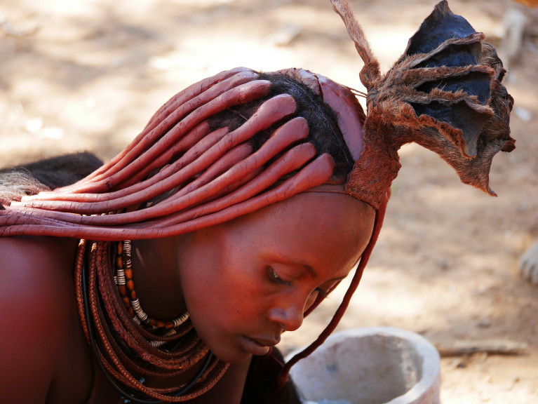 Besuche die Himbas